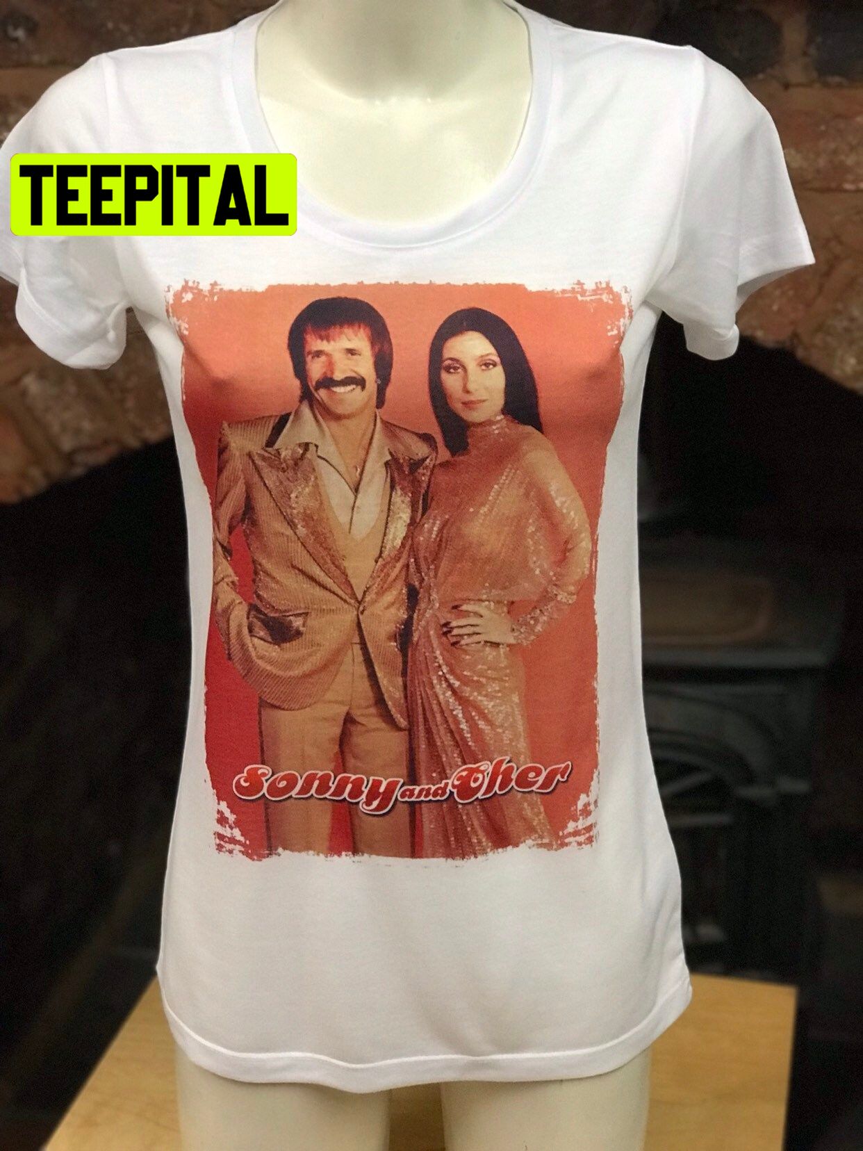 Sonny & Cher Music Tour Design Halloween Trending Unsiex T-Shirt