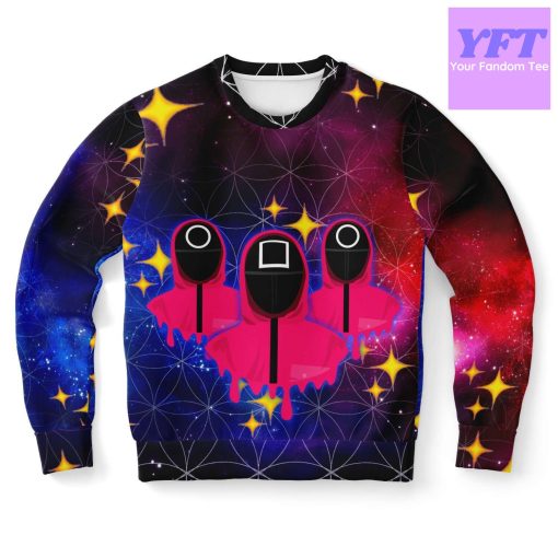 Space Squid 2022 Design 3d Ugly Christmas Sweater