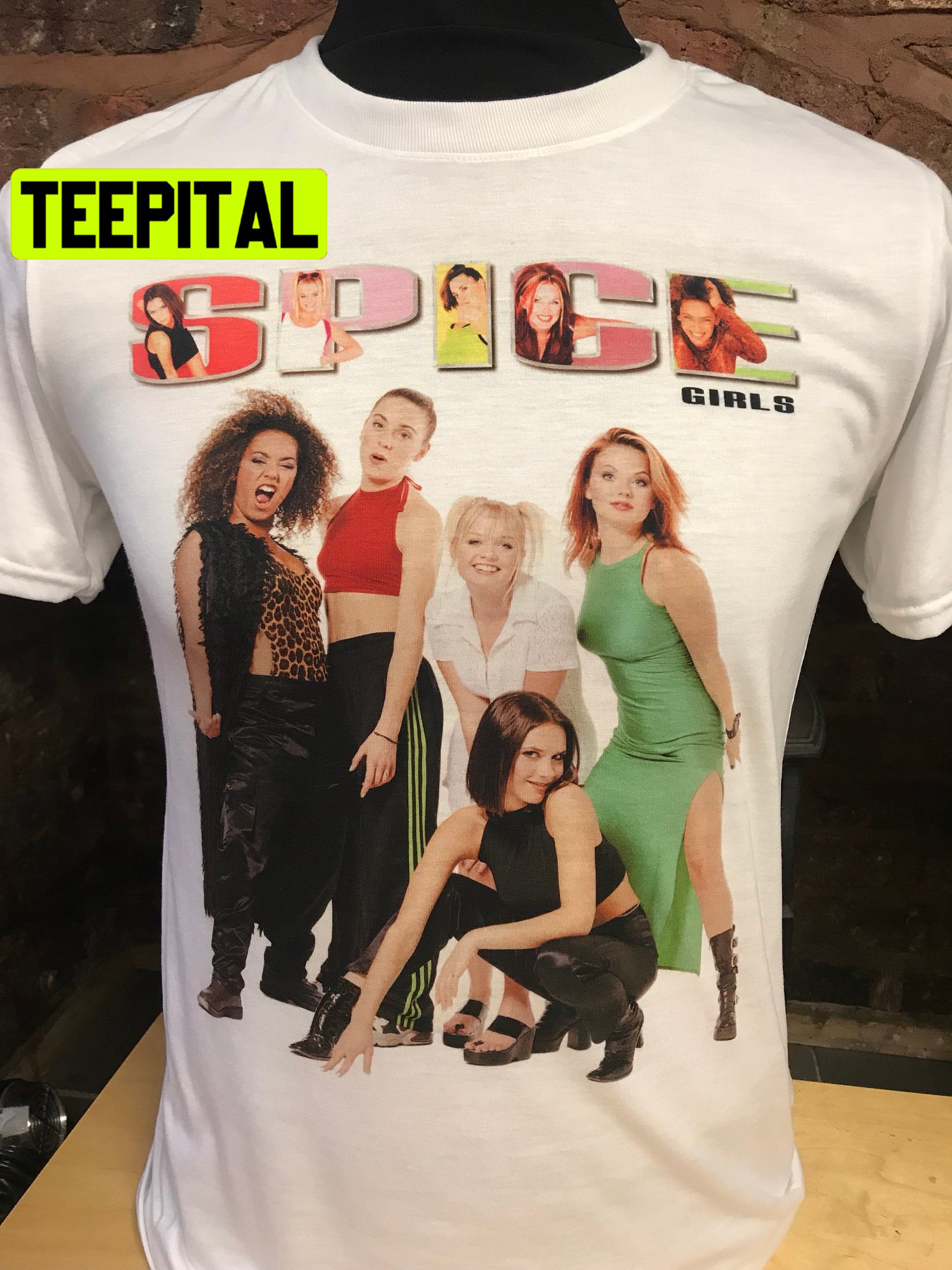Spice Girls 90’s Spiceworld Geri Victoria Emma Mel B Mel C Halloween Trending Unsiex T-Shirt