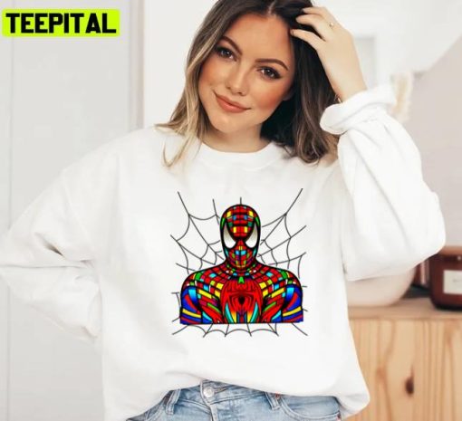 Spider Colorful Halloween Unisex Sweatshirt