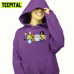 Spongebob Happy Halloween Day Illustration Hoodie