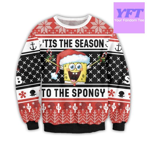 Spongebob Squarepants Patrick Cartoon Funny 3d Ugly Christmas Sweater