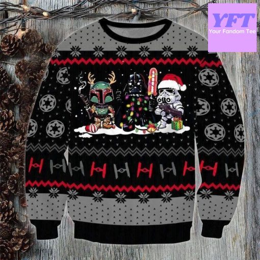 Star Wars Chibi Xmas 3d Ugly Christmas Sweater