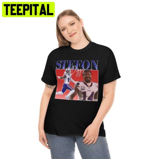 Stefon Diggs Tjosh Allen Buffalo Bills Nfl Football Vintage Trending Unisex Shirt