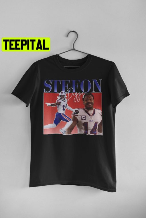 Stefon Diggs Tjosh Allen Buffalo Bills Nfl Football Vintage Trending Unisex Shirt