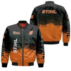 Stihl Logo For Lovers 3d Bomber Jacket