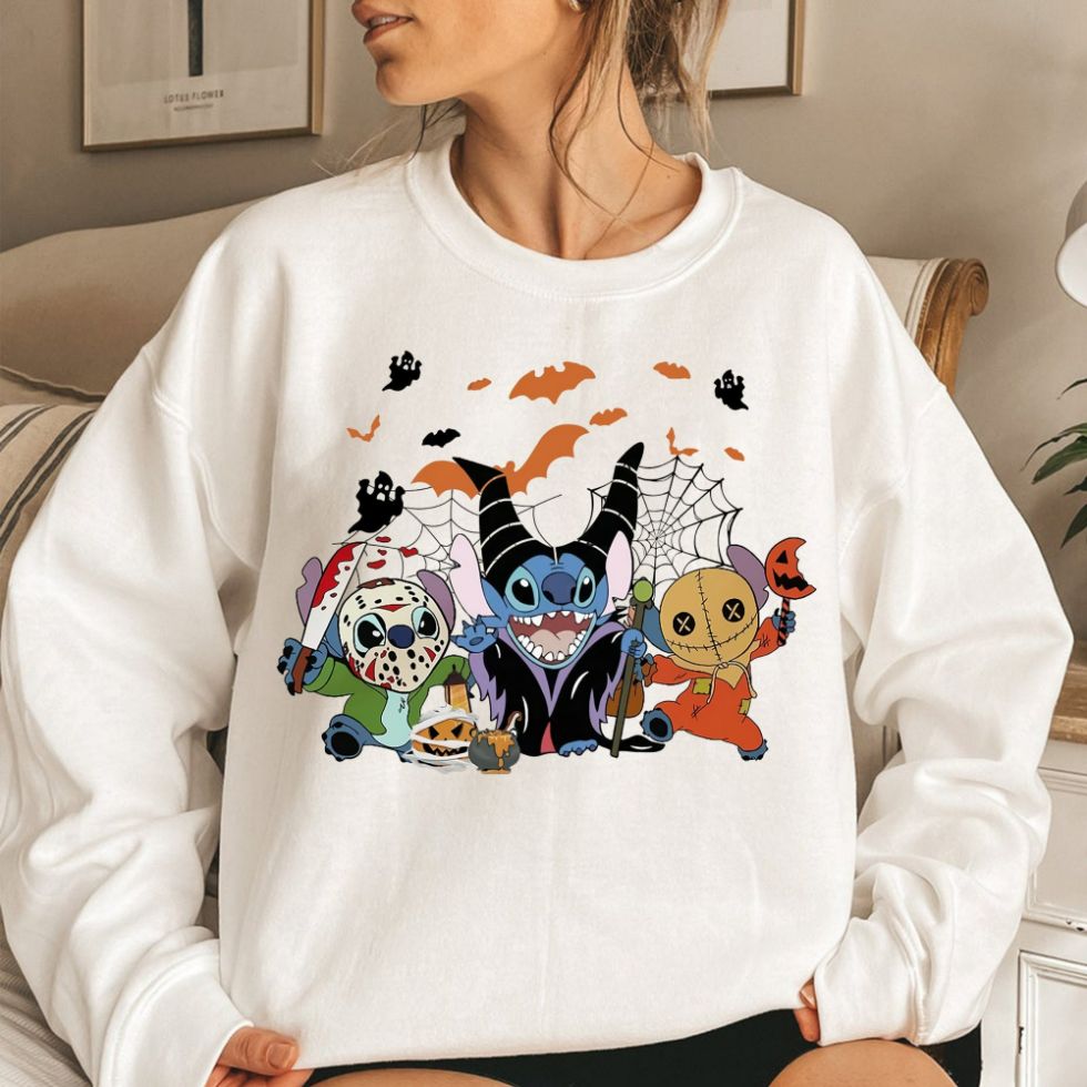 Stitch Horror Halloween Sweatshirt
