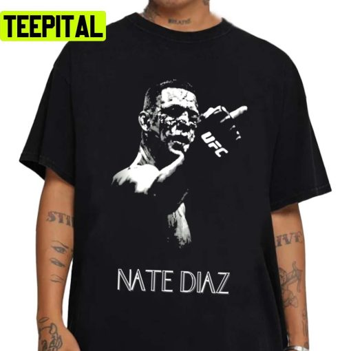 Stockton Fighter 209 Portrait Nate Diaz Unisex Sweatshirt