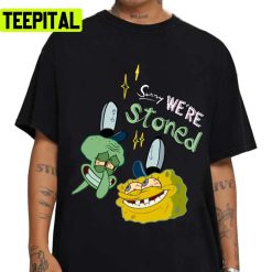 Stoned Premium Spongebob Squarepants Unisex T-Shirt