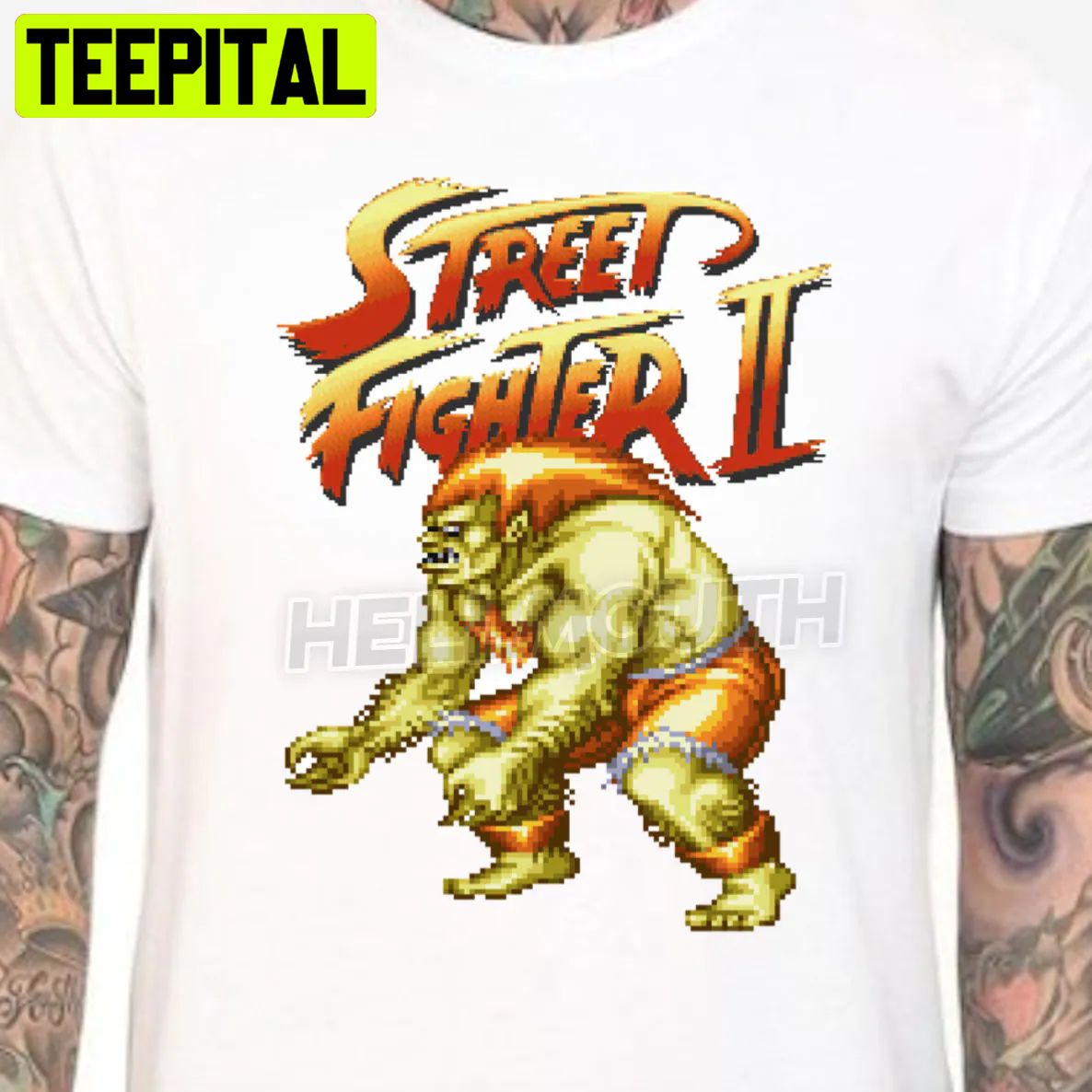 Street Fighter 2 Blanka Halloween Trending Unsiex T-Shirt