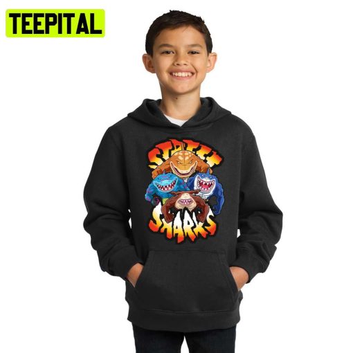 Street Warriors The Angry Shark Hoodie