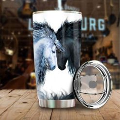 Sun And Moon Horse Stainless Steel Cup