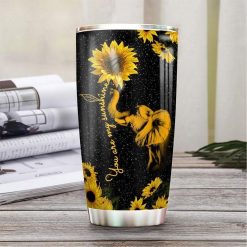 Sunflower Elephant Stainless Steel Cup