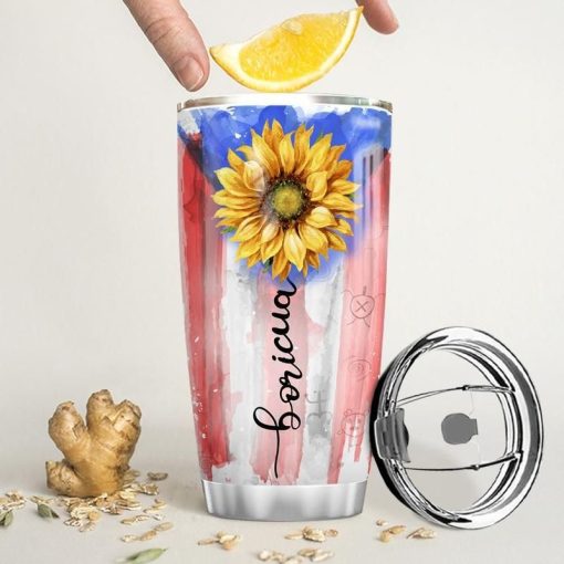 Sunflower Puerto Rico Stainless Steel Cup