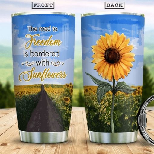 Sunflower Stainless Steel Cup