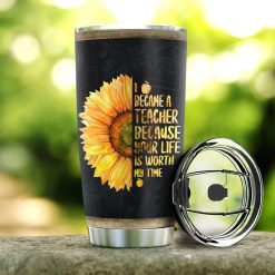 Sunflower Teacher Stainless Steel Cup