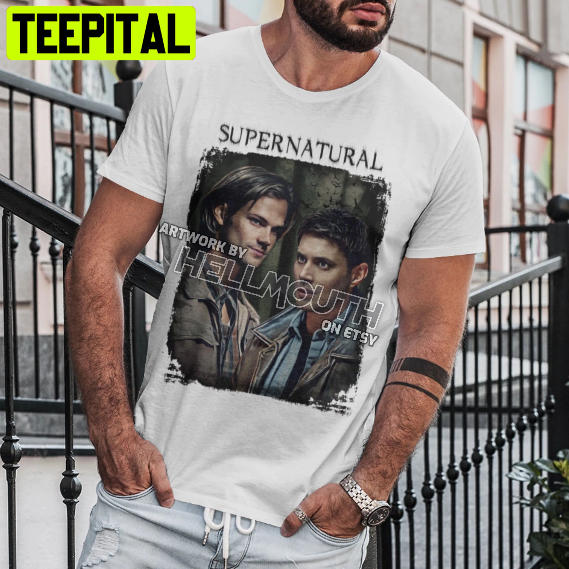 Supernatural Sam And Dean Jensen Ackles Jared Padalecki Halloween Trending Unsiex T-Shirt