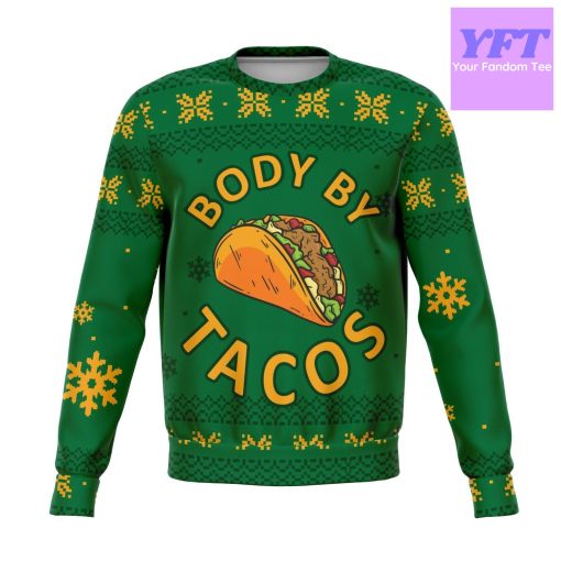 Tacos Meme 2022 Design 3d Ugly Christmas Sweater