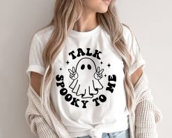 Talk Spooky to me SVG Halloween T-Shirt