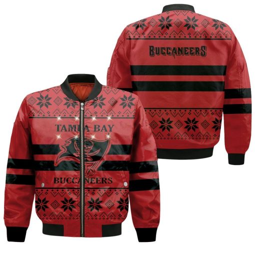 Tampa Bay Buccaneers Light Up Ugly 3d Bomber Jacket