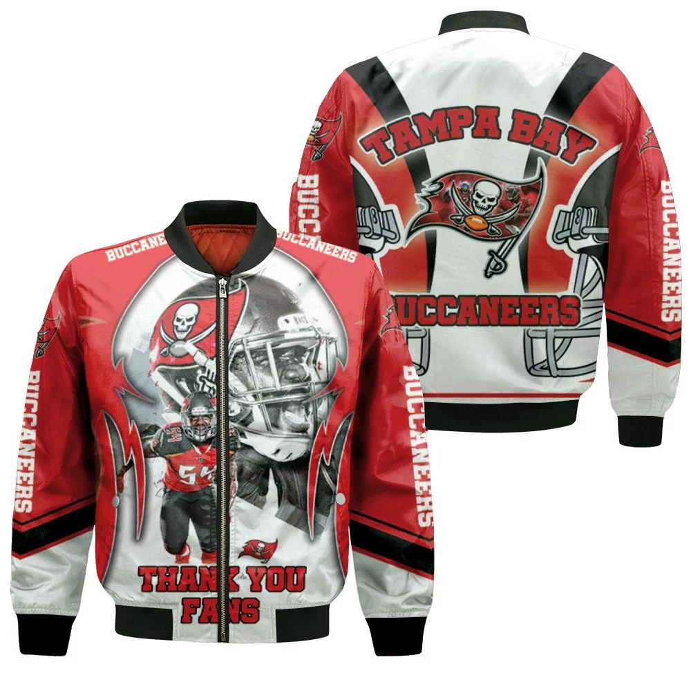 Tampa Bay Buccaneers 2021 Nfl Champs Thank You Fan Bomber Jacket – Teepital  – Everyday New Aesthetic Designs