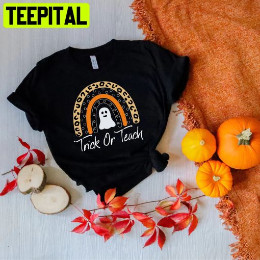 Teacher Trick Or Teach Funny Halloween Trending Unisex Shirt