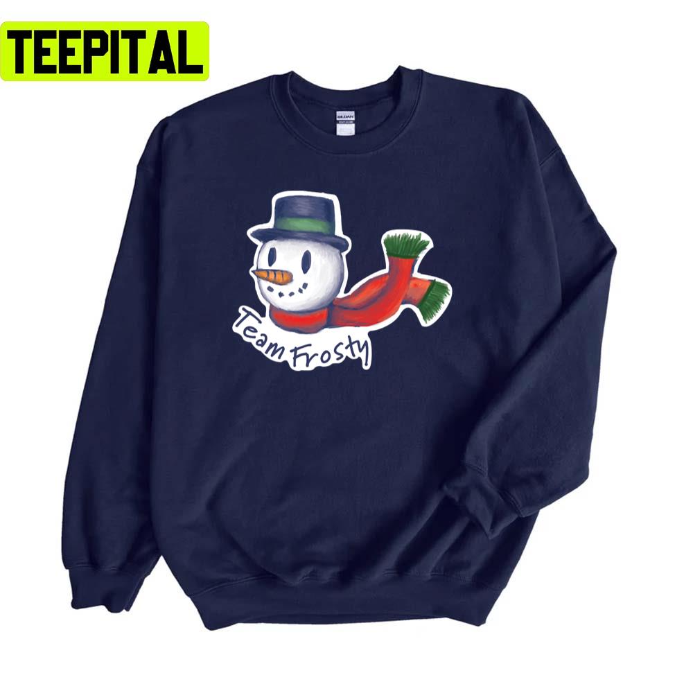 Team Frosty Christmas Design Xmas Unisex Sweatshirt