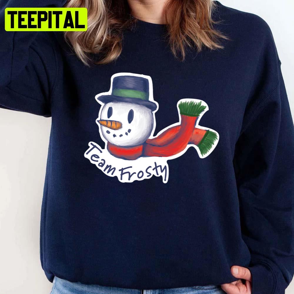 Team Frosty Christmas Design Xmas Unisex Sweatshirt