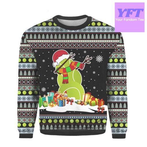 Tennis Snowman Tennis All Over Print 3d Ugly Christmas Sweater