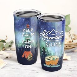 The Adventure Begins Stainless Steel Cup