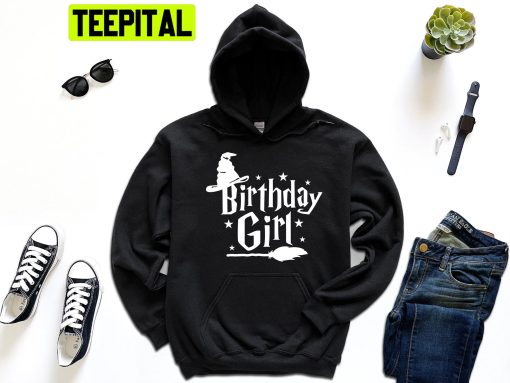 The Birthday Girl Witch Trending Unisex Hoodie