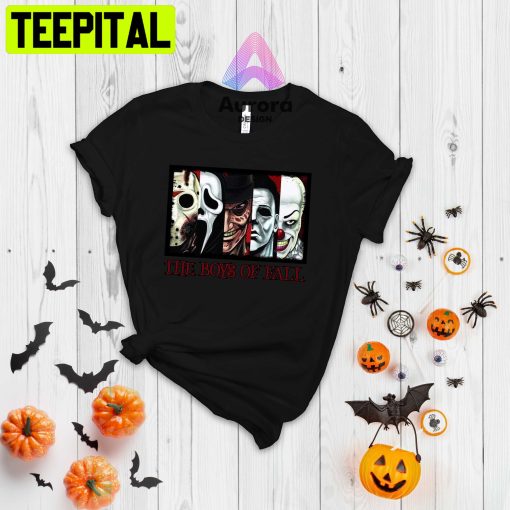 The Boys Of Fall Halloween Party Horror Movie Trending Unisex Shirt