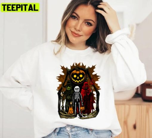 The Chaperone Halloween Illustration Spooky Unisex Sweatshirt