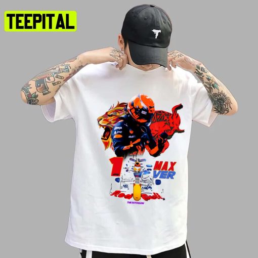 The Dutch Lion Red Bull 90s Champion Mv Ver Formula 1 Car Racing F1 Unisex T-Shirt