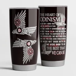 The Heart Of Odinism Stainless Steel Cup