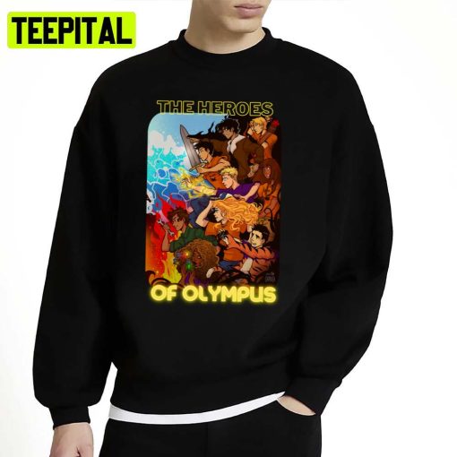 The Heroes Of Olympus Animated Art Unisex Sweatshirt