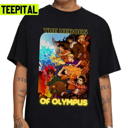 The Heroes Of Olympus Animated Art Unisex Sweatshirt