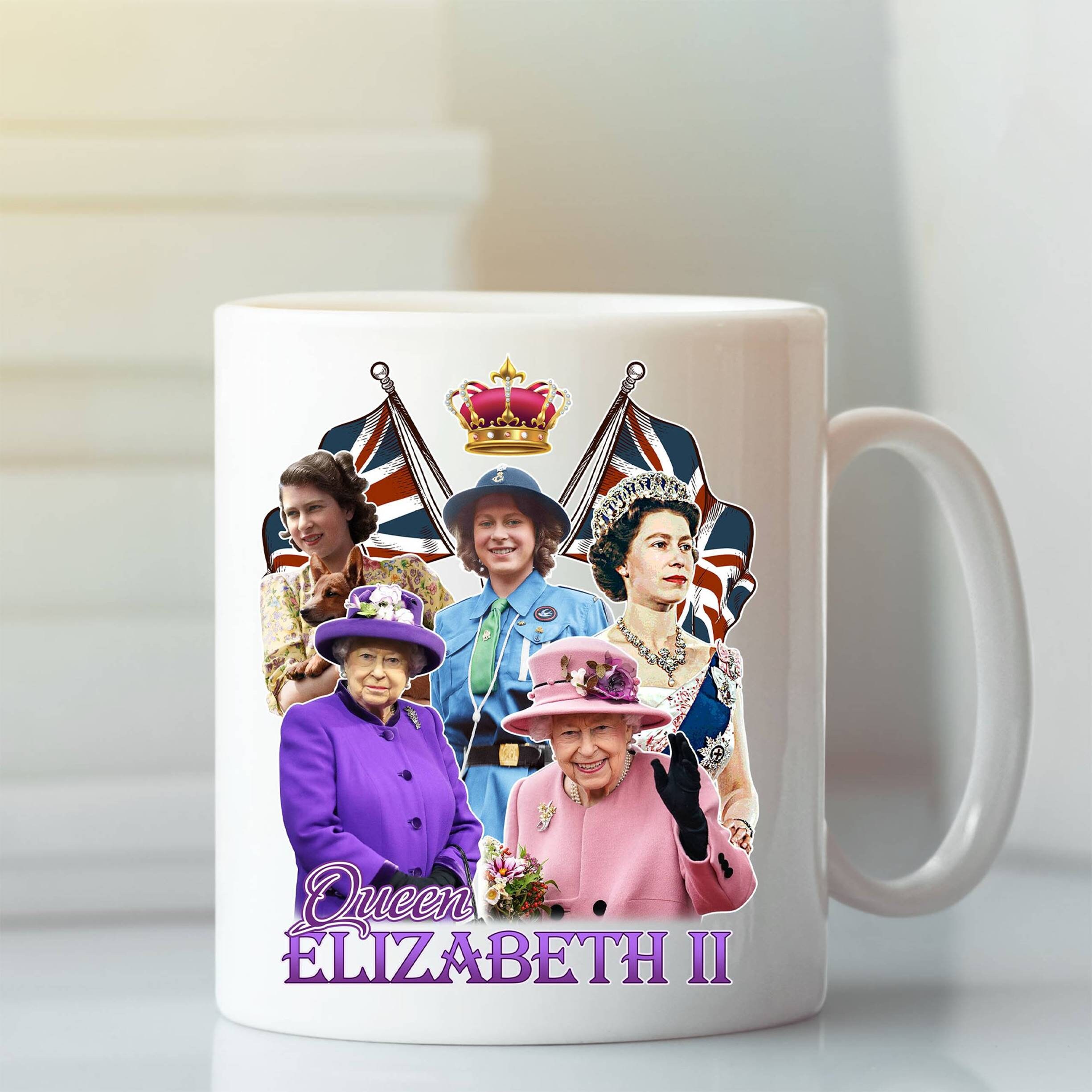 The Legend Art Rest In Peace Of England Mug Rip Queen Elizabeth Ii