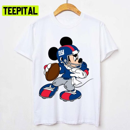 The Mickey Mouse New York Giants Unisex T-Shirt