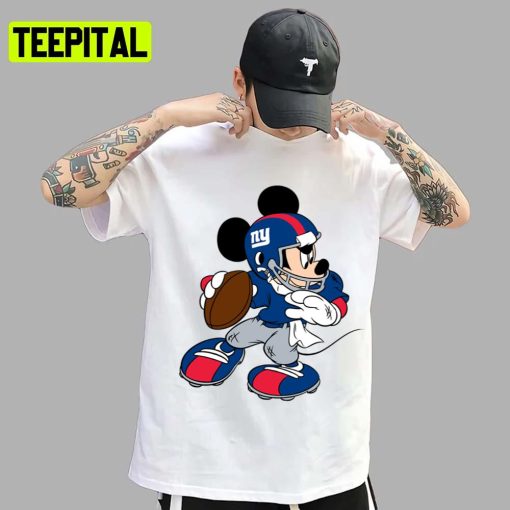 The Mickey Mouse New York Giants Unisex T-Shirt