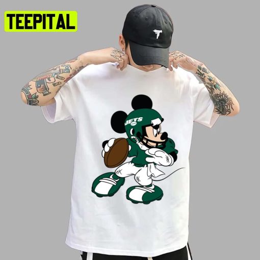 The Mickey Mouse New York Jets Unisex T-Shirt