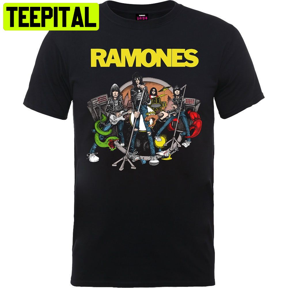 The Ramones Road To Ruin Punk Rock Trending Unisex Shirt