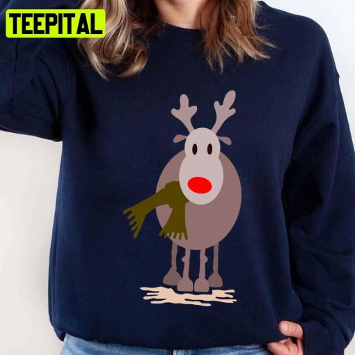 The Robinson Reindeer Christmas Illustration Unisex Sweatshirt