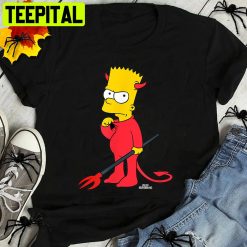 The Simpsons Bart Devil Suit Treehouse Of Horrors Halloween Trending Unisex Shirt