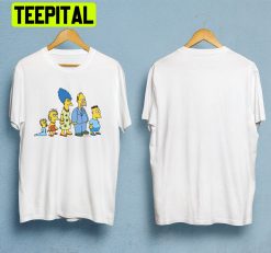 The Simpsons Family Portrait 1987 Retro Trending Unisex Shirt