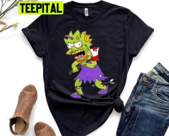 The Simpsons Treehouse Of Horror Lisa Zombie Head Halloween Trending Unisex Shirt