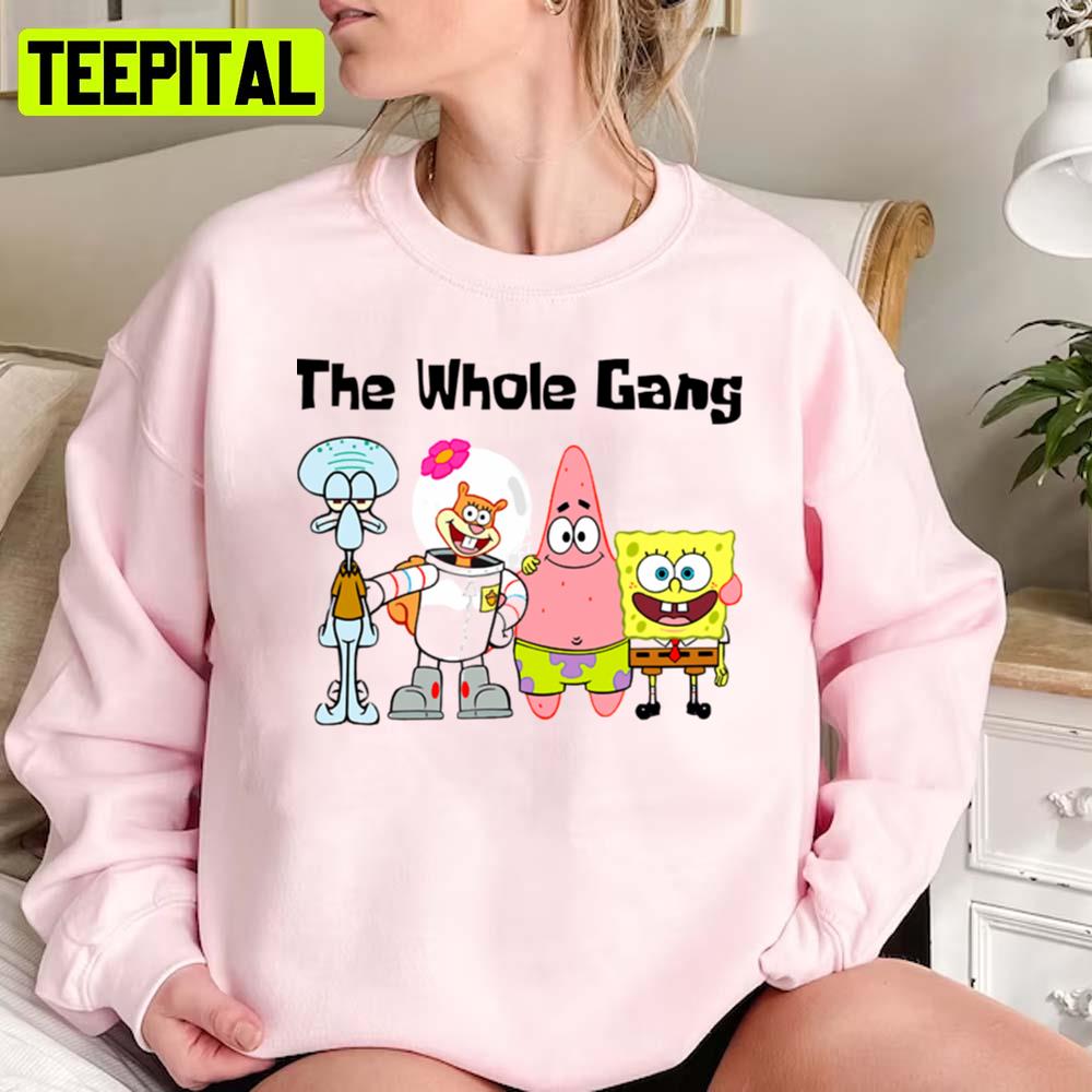 The Whole Gang Spongebob Squarepants Unisex Sweatshirt