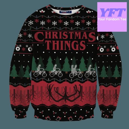 Things Xmas 3d Ugly Christmas Sweater