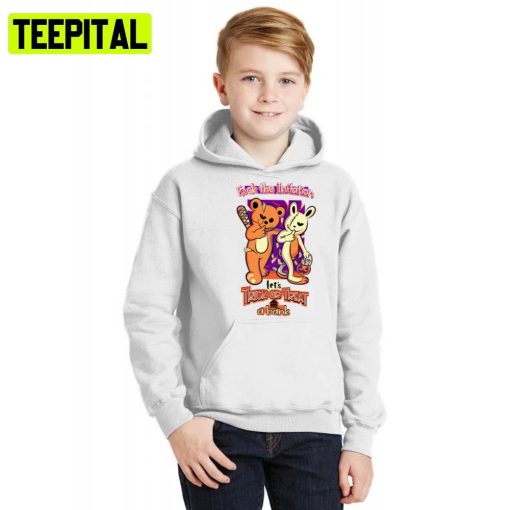 This Is Spooky Times Trick Or Treat Halloween Illustration Hoodie