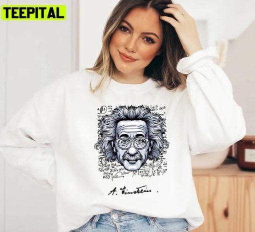 Ti5 Albert Einstein Design Unisex Sweatshirt